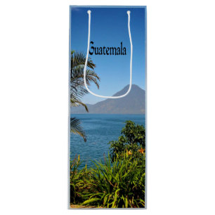 Sac Cadeau Pour Bouteille Le Guatemala, le magnifique paysage naturel