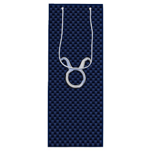 Sac Cadeau Pour Bouteille Le zodiaque de Taureau se connectent le style de