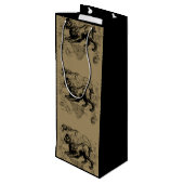 Sac Cadeau Pour Bouteille Leo Constellation Hevelius 1690 Juillet23 - Août 2 (Dos Angle)