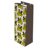 Sac Cadeau Pour Bouteille Les chatons d'olive (Devant Angle)