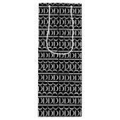 Sac Cadeau Pour Bouteille Lettre initiale D monogramme (Devant)
