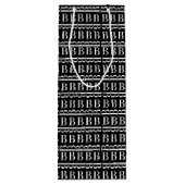SAC CADEAU POUR BOUTEILLE LETTRE INITIALE MONOGRAPHIQUE B (Dos)