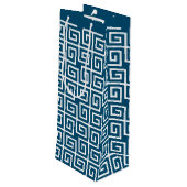 Sac Cadeau Pour Bouteille Liens (Dos Angle)