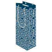 Sac Cadeau Pour Bouteille Liens (Devant Angle)