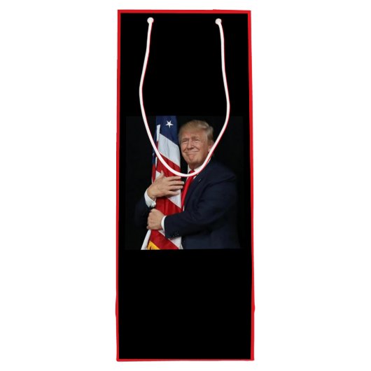 Sac Cadeau Pour Bouteille L'investiture du président Trump en 2025 (Dos)
