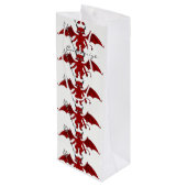 Sac Cadeau Pour Bouteille Little Red Devil Thunder_Cove (Dos Angle)