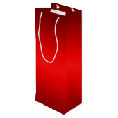 Sac Cadeau Pour Bouteille Luminosité rouge (Dos Angle)