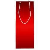 Sac Cadeau Pour Bouteille Luminosité rouge (Dos)