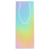 Sac Cadeau Pour Bouteille Magnificent Pastel Rainbow Wedding (Dos)