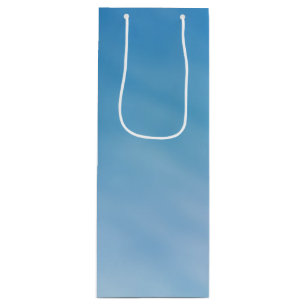 Sac Cadeau Pour Bouteille Magnifique ciel bleu doux avec des nuages de rêve