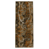 Sac Cadeau Pour Bouteille Marbre doré (Dos)