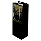 Sac Cadeau Pour Bouteille Mariage élégant de confettis de parties (Devant Angle)