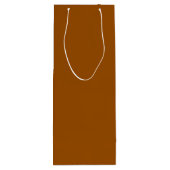 Sac Cadeau Pour Bouteille Marron (Dos)