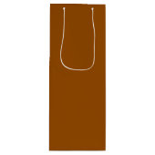 Sac Cadeau Pour Bouteille Marron (Devant)
