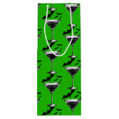 Sac Cadeau Pour Bouteille Martini Bats (Dos)