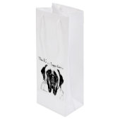 Sac Cadeau Pour Bouteille Mastiff134 (Dos Angle)
