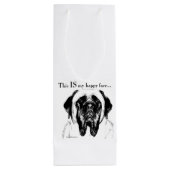 Sac Cadeau Pour Bouteille Mastiff134 (Dos)