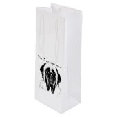 Sac Cadeau Pour Bouteille Mastiff134 (Devant Angle)