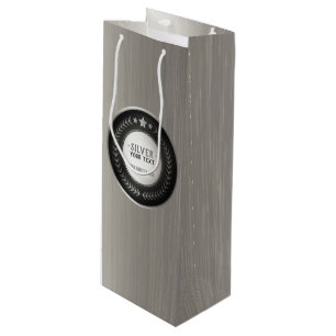 Sac Cadeau Pour Bouteille MÉDAILLE DIY IMPRESSION PERSONNALISÉE Champion Arg