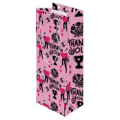 Sac Cadeau Pour Bouteille Merci (Dos Angle)