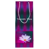 Sac Cadeau Pour Bouteille Merci décoratif couleur vive (Dos)