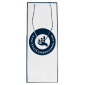 Sac Cadeau Pour Bouteille Merci! Personnalisation promotionnelle (Dos)