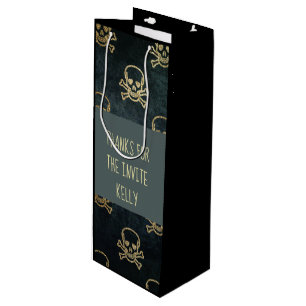 Sac Cadeau Pour Bouteille Merci pour l'invitation!