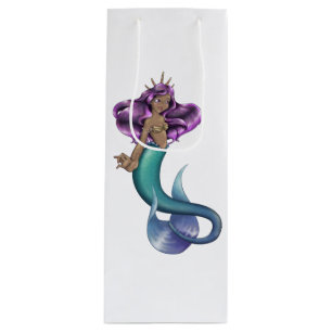 Sac Cadeau Pour Bouteille Mermaid Iole