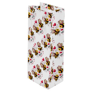 Sac Cadeau Pour Bouteille Miel Abee miel Abeilles de miel Valentine