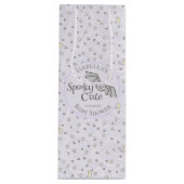 Sac Cadeau Pour Bouteille Mignet Purple Éffrayant Mignet Baby shower octobre (Devant)