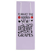 Sac Cadeau Pour Bouteille mignon Teacher raisins mot art (Devant)