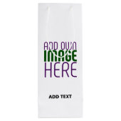SAC CADEAU POUR BOUTEILLE MODELE DE TEXTE D'IMAGE BLANCHE SIMPLE ÉDITABLE MO (Dos)