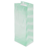 Sac Cadeau Pour Bouteille Modèle moderne élégant tendance élégant Mint Green (Dos Angle)