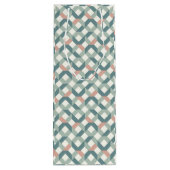 Sac Cadeau Pour Bouteille Modern Geometric Gift Bag for Quilters (Dos)