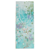 Sac Cadeau Pour Bouteille Moderne Abstrait  (Dos)