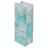 Sac Cadeau Pour Bouteille Moderne Abstrait  (Devant Angle)