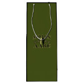 Sac Cadeau Pour Bouteille Molon Labe Casque spartiate 5 étoiles (Dos)