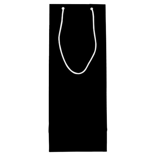 Sac Cadeau Pour Bouteille Monogramme et nom personnalisés (Dos)