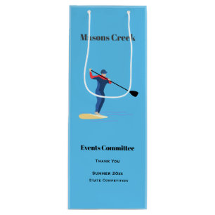 Sac Cadeau Pour Bouteille Montez le pédalo