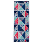 Sac Cadeau Pour Bouteille Motif à maquette avec élément nautique Pointe Polk (Devant)