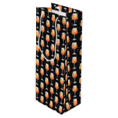 Sac Cadeau Pour Bouteille Motif Aperol Spritz (Devant Angle)