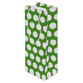 Sac Cadeau Pour Bouteille Motif de balle de golf (Dos Angle)