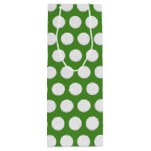 Sac Cadeau Pour Bouteille Motif de balle de golf (Dos)