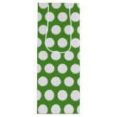 Sac Cadeau Pour Bouteille Motif de balle de golf (Devant)