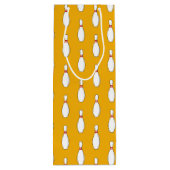 Sac Cadeau Pour Bouteille Motif de Bowling Skittle (Dos)