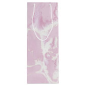 Sac Cadeau Pour Bouteille motif de peinture rose vif abstrait (Dos)