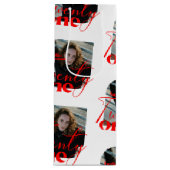 Sac Cadeau Pour Bouteille Motif d'image moderne Hello Twenty One Birthday (Devant)