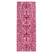Sac Cadeau Pour Bouteille Motif victorien rose (Dos)