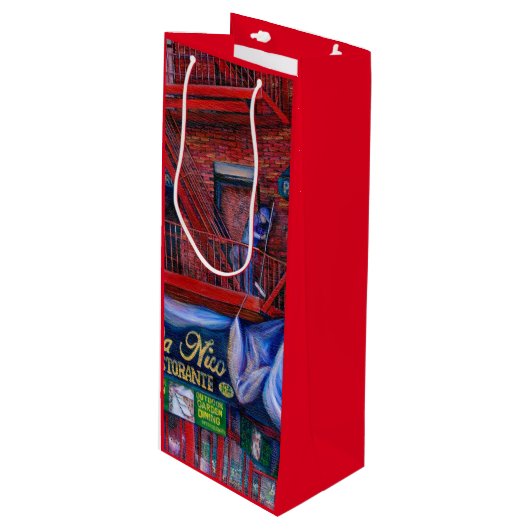 Sac Cadeau Pour Bouteille N'aimez-vous pas la peinture rouge ? (Devant Angle)