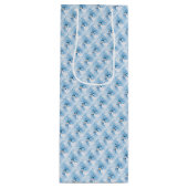 Sac Cadeau Pour Bouteille Neige (Devant)